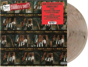 STABBED & SHOT 2 (CLEAR WITH RED & BLACK SWIRL VINYL) | VINYL RECORD (LP)
