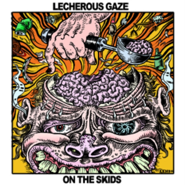 LECHEROUS GAZE | ON THE SKIDS | VINYL RECORD (LP)