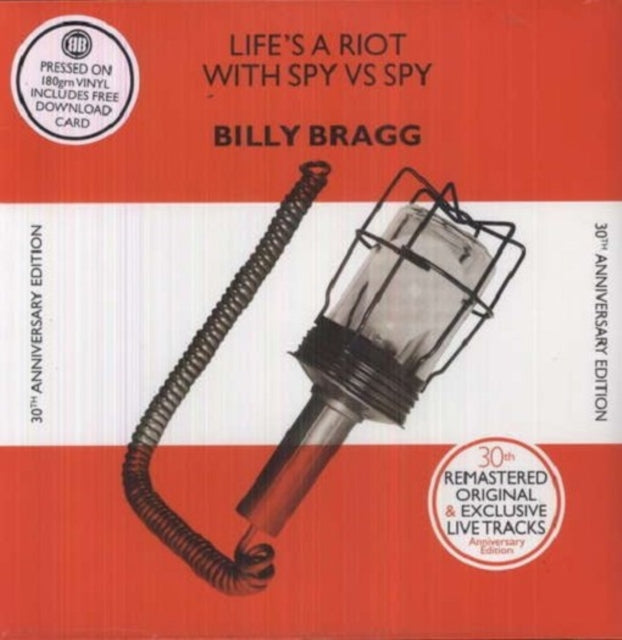 BRAGG, BILLY | LIFE'S A RIOT (30TH ANNIVERSARY EDITION) | VINYL RECORD (LP)