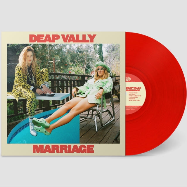 DEAP VALLY | MARRIAGE (TRANSPARENT RED VINYL/140G) | VINYL RECORD (LP)