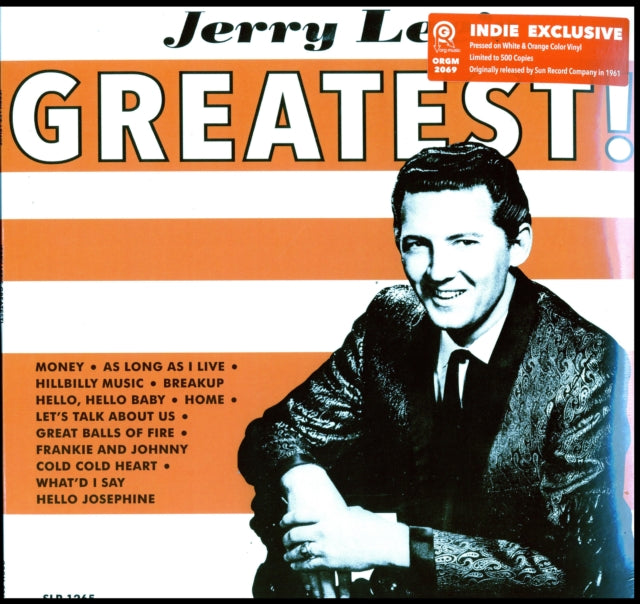 LEWIS, JERRY LEE | JERRY LEE'S GREATEST | VINYL RECORD (LP)