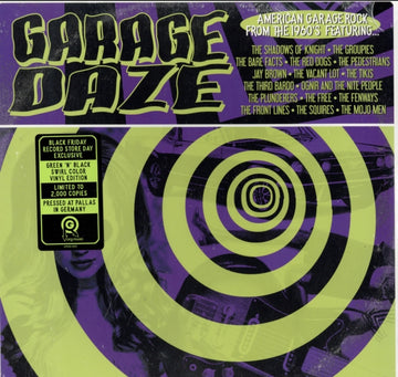 VARIOUS ARTISTS | GARAGE DAZE: AMERICAN GARAGE ROCK FROM THE 1960'S (180G COLORED VINYL) | VINYL RECORD (LP)