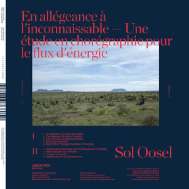 SOL OOSEL | EN ALLEGEANCE A L'INCONNAISSABLE -- UNE ETUDE EN CHOREGRAPHIE POUR LE FLUX D'ENERGIE | VINYL RECORD (LP)