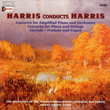 HARRIS, JOHANA | HARRIS CONDUCTS HARRIS: CONCERTO FOR AMPLIFIED PIANO & ORCHESTRA | CD