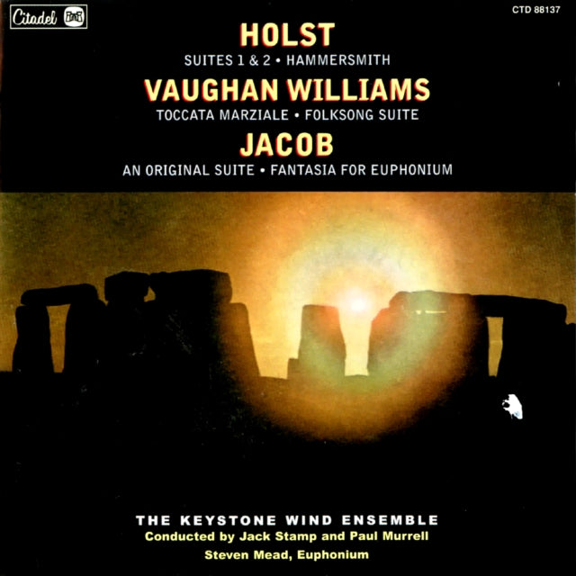 HOLST, GUSTAV & VAUGHAN WILLIAMS & JACOB | SUITES 1 & 2/HAMMERSMITH /TOCCATA MARZIALE/FOLKSONG SUITE/AN ORIGINAL SUITE / FASTASIA FOR EUPHONIUM | CD