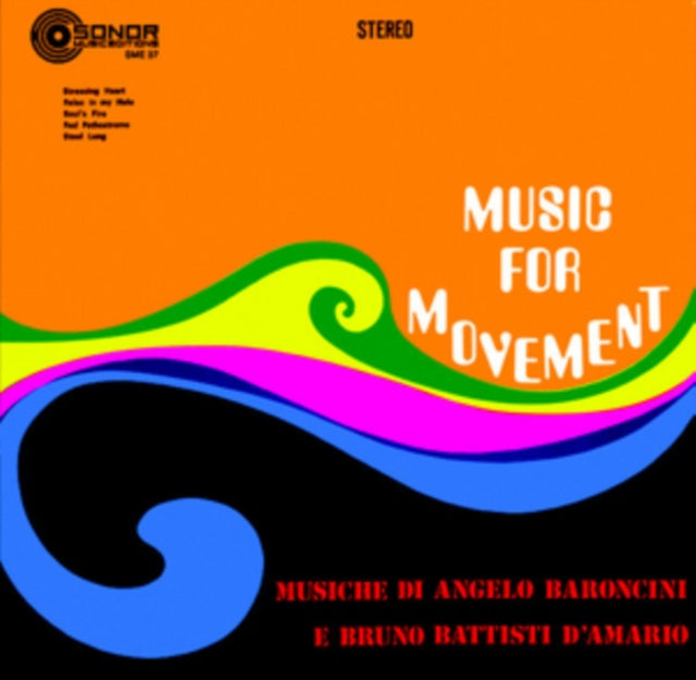 ANGELO BARONCINI & BRUNO BATTISTI D'AMARIO | MUSIC FOR MOVEMENT | VINYL RECORD (LP)