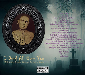 VARIOUS ARTISTS | I DIED ALL OVER YOU: DISTINTIVE DEMODED DITTIES ON THE TOPIC OF DEMISE (2CD) | CD