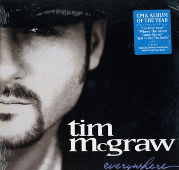 MCGRAW, TIM | EVERYWHERE (DL CARD) | VINYL RECORD (LP)