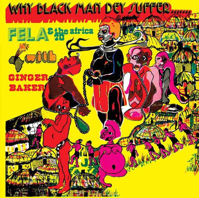 KUTI, FELA | WHY BLACK MEN THEY SUFFER (TRANSPARENT YELLOW VINYL) | VINYL RECORD (LP)
