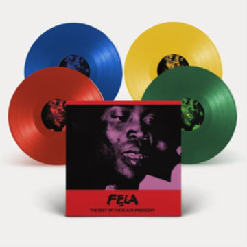 BEST OF THE BLACK PRESIDENT (4LP/RED/GREEN/BLUE/YELLOW VINYL) | VINYL RECORD (LP)