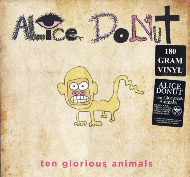 ALICE DONUT | TEN GLORIOUS ANIMALS | VINYL RECORD (LP)