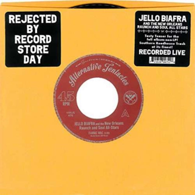 BIAFRA, JELLO | FANNIE MAE / JUST A LITTLE BIT | 7IN VINYL