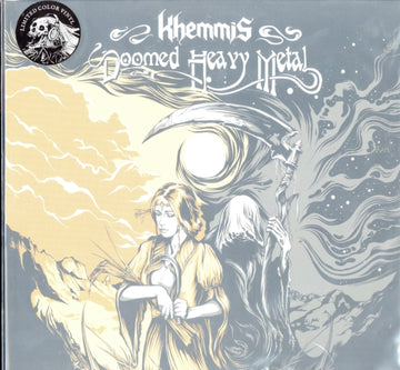KHEMMIS | DOOMED HEAVY METAL (WHITE INSIDE ULTRA CLEAR W/BLACK, BEER, SILVER SPLATTER VINYL) | VINYL RECORD (LP)