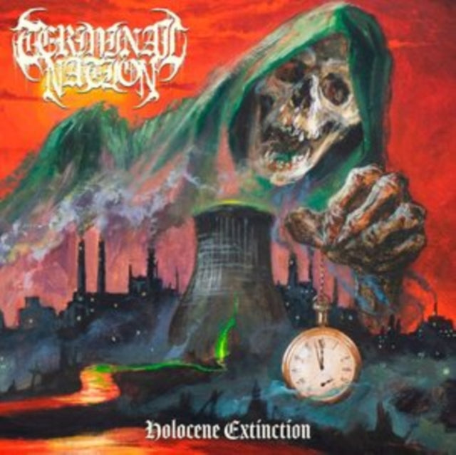 TERMINAL NATION | HOLOCENE EXTINCTION (RED/NEON GREEN MERGE W/ NEON YELLOW SPLATTER VINYL) | VINYL RECORD (LP)