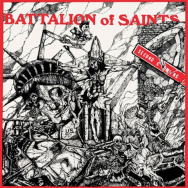 BATTALION OF SAINTS | SECOND COMING/LIVE AT CBGB'S 1984 | VINYL RECORD (LP)