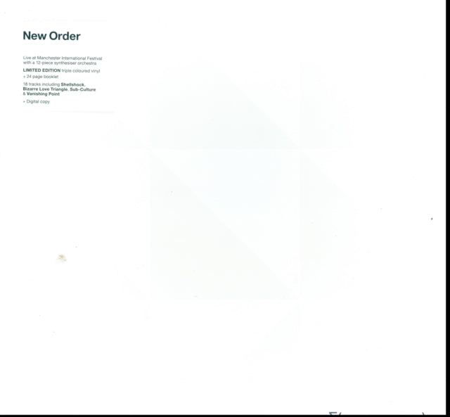 NEW ORDER | (NO,12K,LG,17MIF) NEW ORDER + LIAM GILLICK: SO IT GOES | VINYL RECORD (LP)