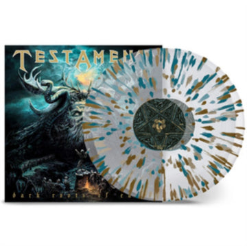 TESTAMENT | DARK ROOTS OF EARTH (CLEAR GOLD GREEN SPLATTER VINYL/2LP) | VINYL RECORD (LP)