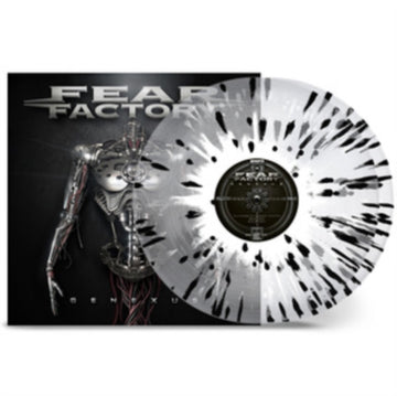FEAR FACTORY | GENEXUS (CRYSTAL CLEAR BLACK WHITE SPLATTER VINYL/2LP) | VINYL RECORD (LP)