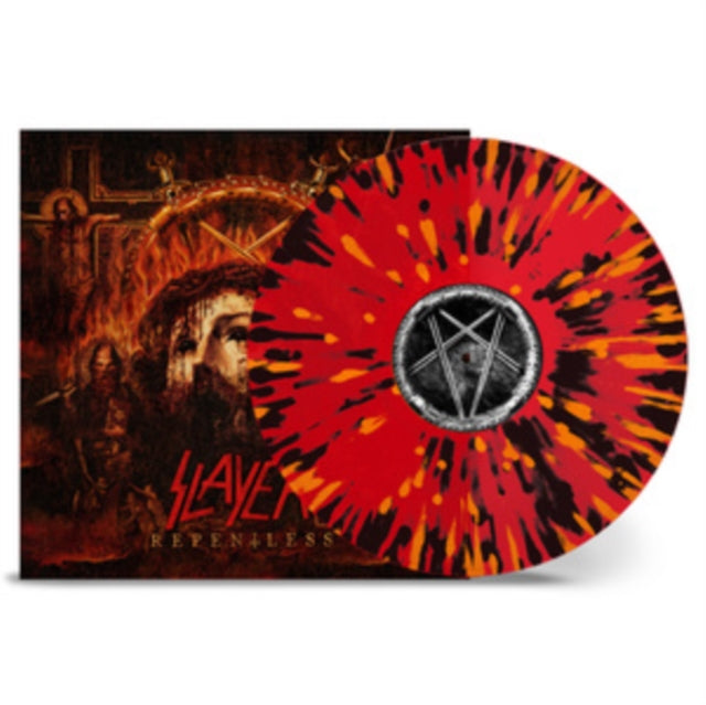 SLAYER | REPENTLESS (TRANSPARENT RED W/ ORANGE & BLACK VINYL) | VINYL RECORD (LP)