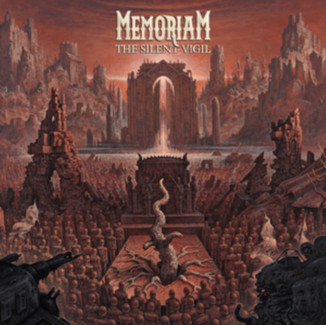 MEMORIAM | SILENT VIGIL (WHITE/RED VINYL) | VINYL RECORD (LP)