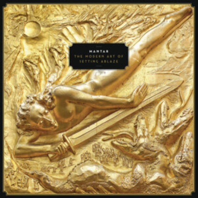 MANTAR | MODERN ART OF SETTING ABLAZE (BLACK GOLD SUNBURST VINYL) | VINYL RECORD (LP)