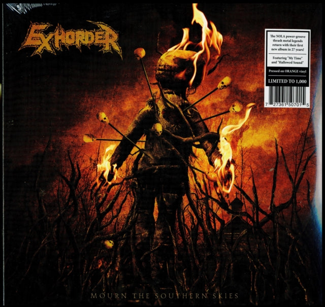 EXHORDER | MOURN THE SOUTHERN SKIES (X) (2LP/ORANGE VINYL) | VINYL RECORD (LP)