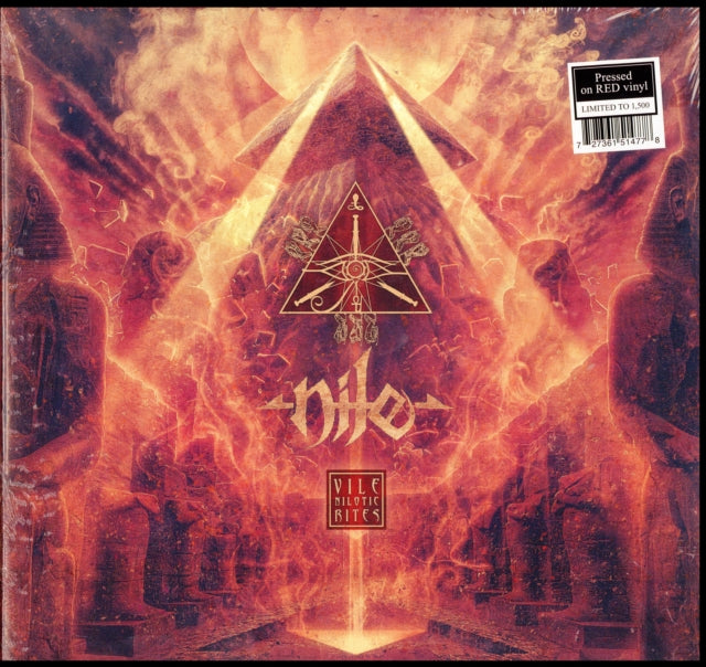 NILE | VILE NILOTIC RITES (RED VINYL/2LP/GATEFOLD) | VINYL RECORD (LP)