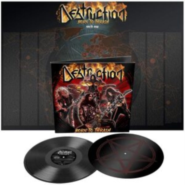 DESTRUCTION | BORN TO THRASH (LIVE IN GERMANY) (2LP) | VINYL RECORD (LP)