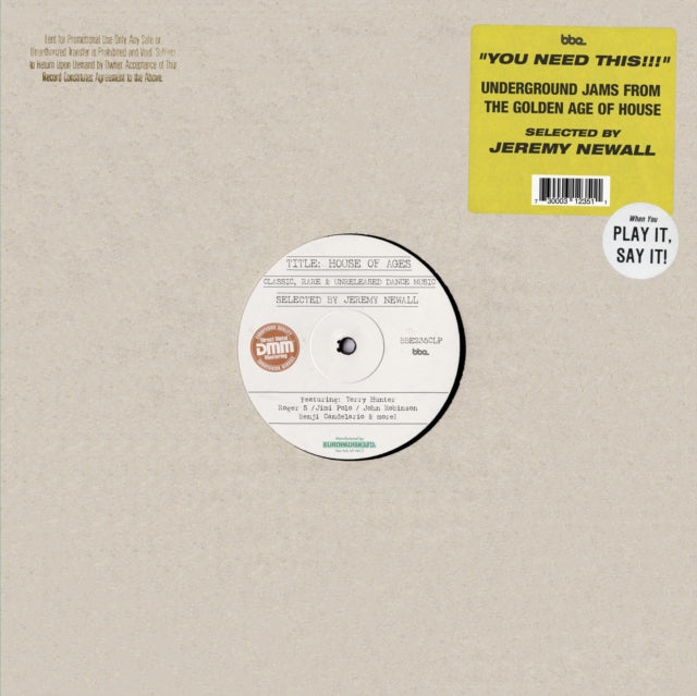 VARIOUS ARTISTS | HOUSE OF AGES: SELECTED BY JEREMY NEWALL / VAR | VINYL RECORD (LP)