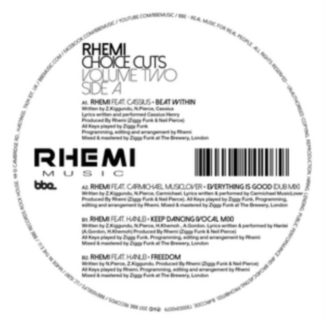 RHEMI | CHOICE CUTS 2 EP | 12IN VINYL
