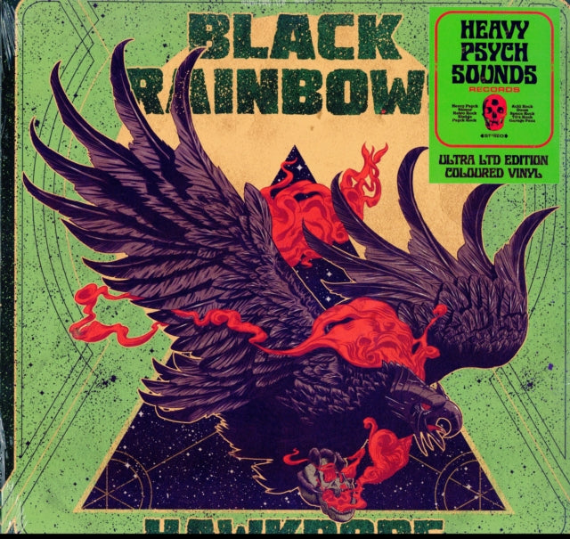 BLACK RAINBOWS | HAWKDOPE (GREEN FLUO VINYL) | VINYL RECORD (LP)