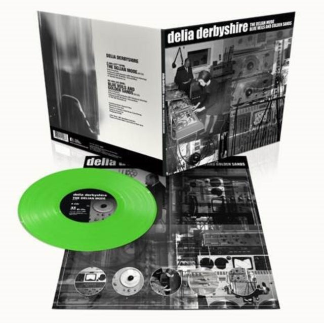 DERBYSHIRE, DELIA | DELIAN MODE/BLUE VEILS & GOLDEN SANDS (FLUORESCENT GREEN VINYL/GATEFOLD/PULL-OUT POSTER/LIMITED) | 7IN VINYL
