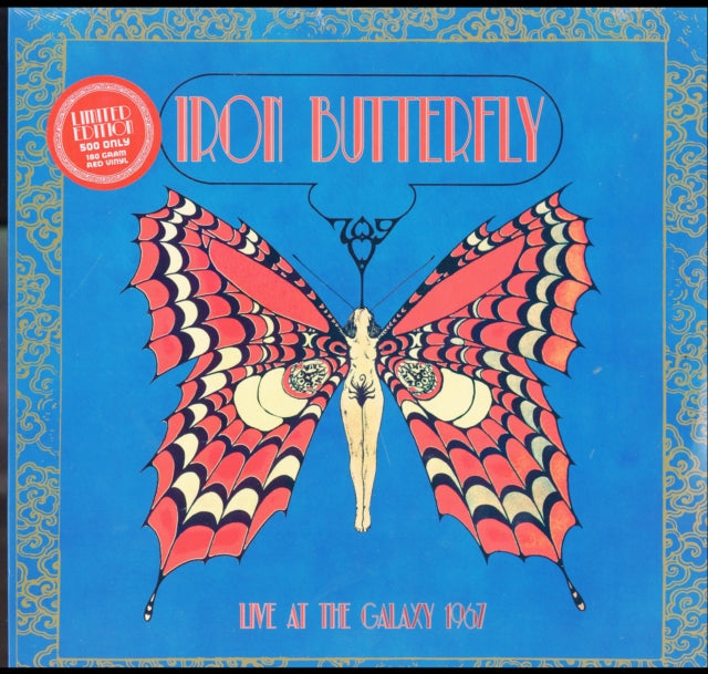 IRON BUTTERFLY | LIVE AT THE GALAXY 1967 | VINYL RECORD (LP)