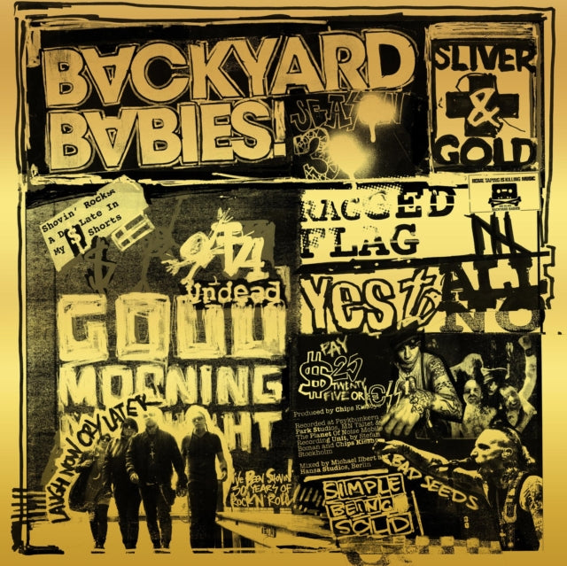 BACKYARD BABIES | SLIVER & GOLD | VINYL RECORD (LP)