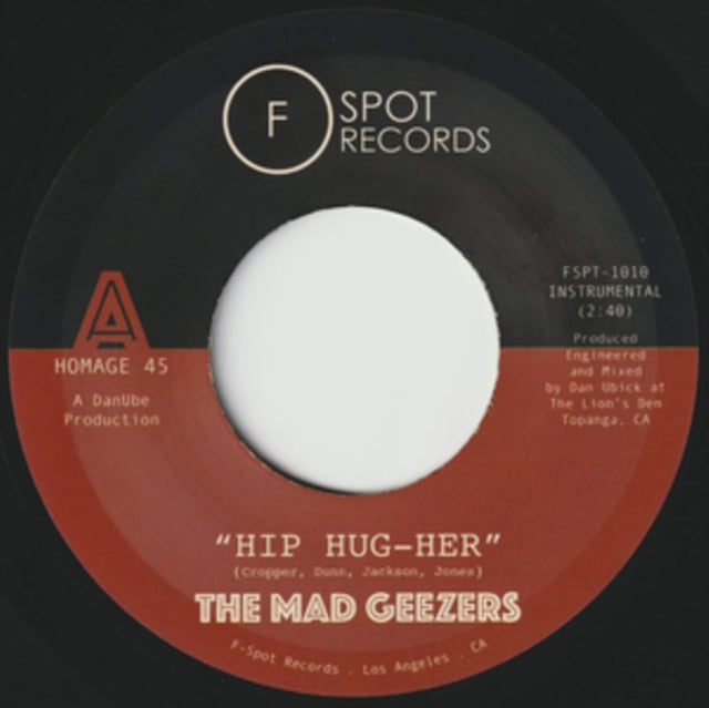 MAD GEEZERS | HIP-HUG-HER B/W GIRL OF MY DREAMS | 7IN VINYL
