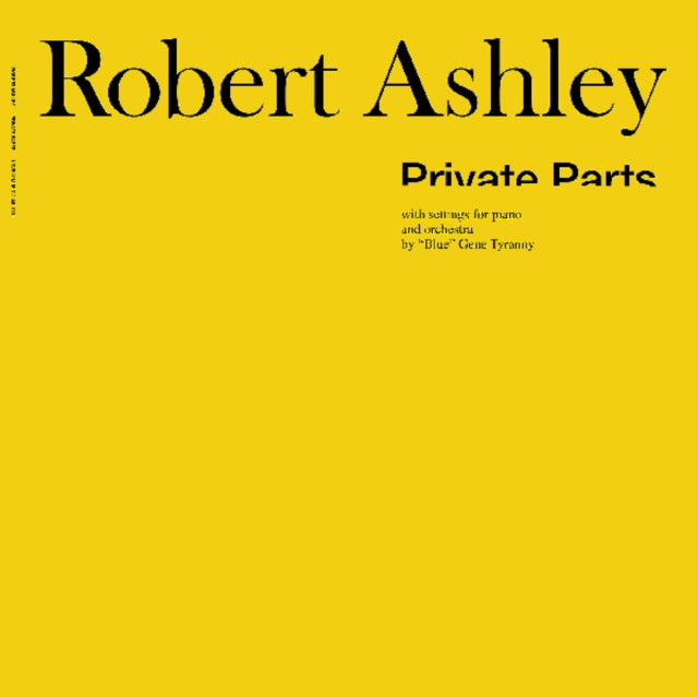 ASHLEY, ROBERT | PRIVATE PARTS (180G) | VINYL RECORD (LP)