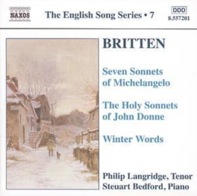 BRITTEN | ENGLISH SONG SERIES: BRITTEN | CD