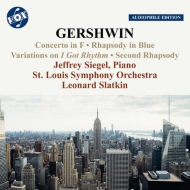 SIEGEL, JEFFREY; ST. LOUIS SYMPHONY ORCHESTRA | GERSHWIN: PIANO CONCERTO IN F; RHAPSODY NO. 2; I GOT RHYTHM VARIATIONS; RHAPSODY IN BLUE | CD