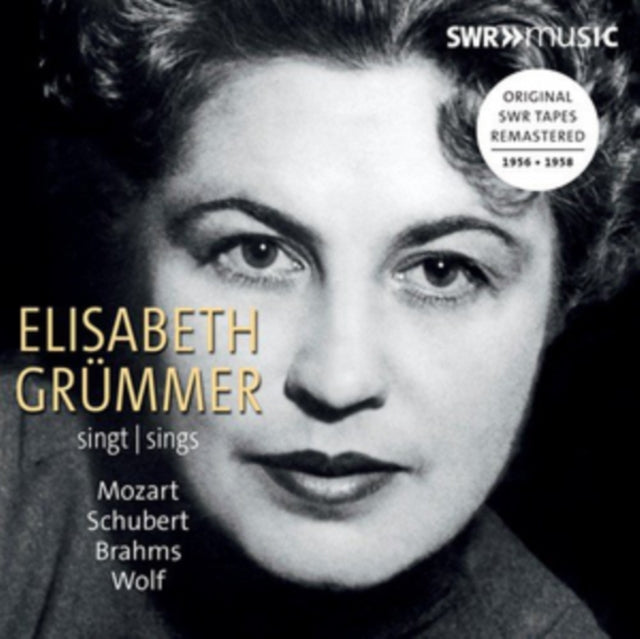 GRUMMER, ELISABETH | ELISABETH GRMER SINGS MOZART SCHUBERT BR | CD