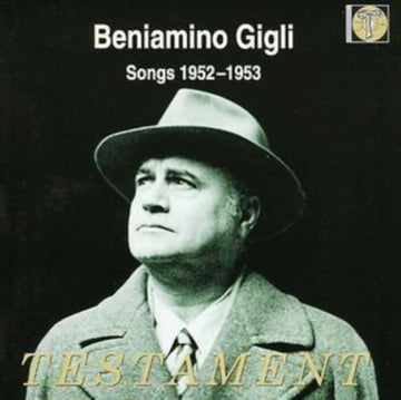 GIGLI, BENIAMINO | SONGS 1952-1953 | CD