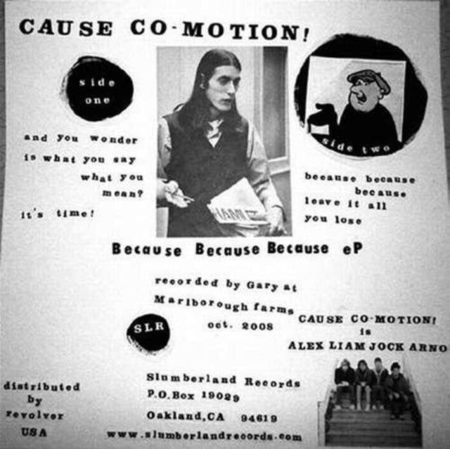 CAUSE CO-MOTION! | BECAUSE BECAUSE BECAUSE | 12IN VINYL