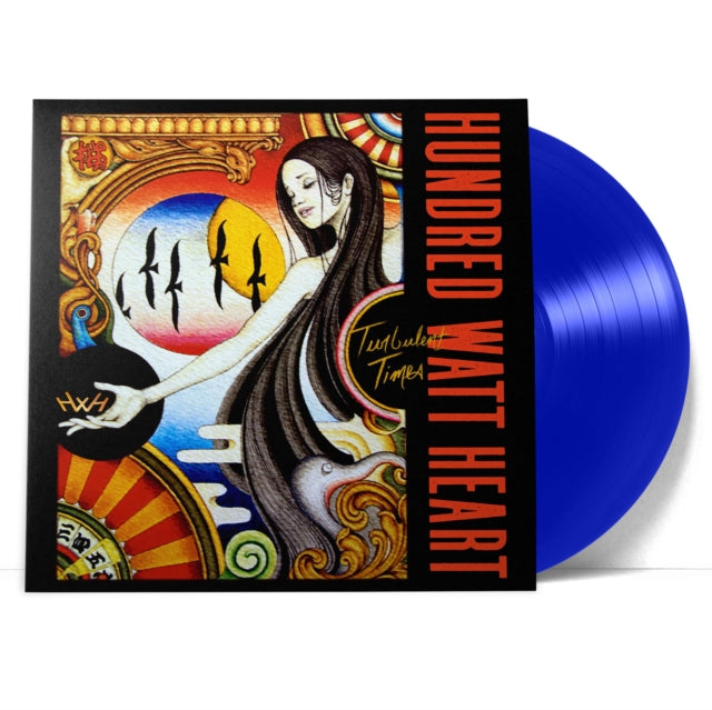 HUNDRED WATT HEART | TURBULENT TIMES (180G/TRANSLUCENT BLUE VINYL) | VINYL RECORD (LP)