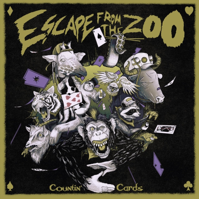 ESCAPE FROM THE ZOO | COUNTINâ€™ CARDS | VINYL RECORD (LP)