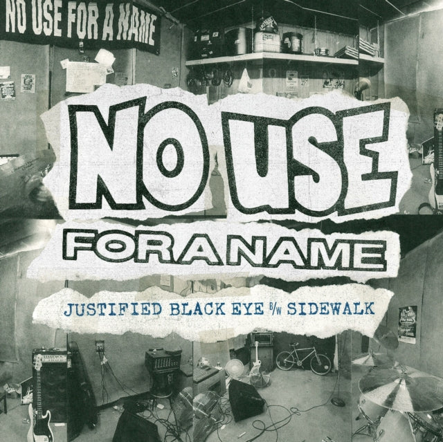NO USE FOR A NAME | JUSTIFIED BLACK EYE B/W SIDEWALK | VINYL RECORD (LP)