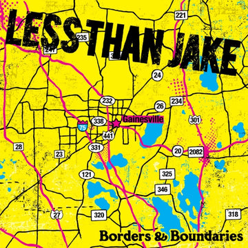 LESS THAN JAKE | BORDERS & BOUNDARIES | VINYL RECORD (LP)