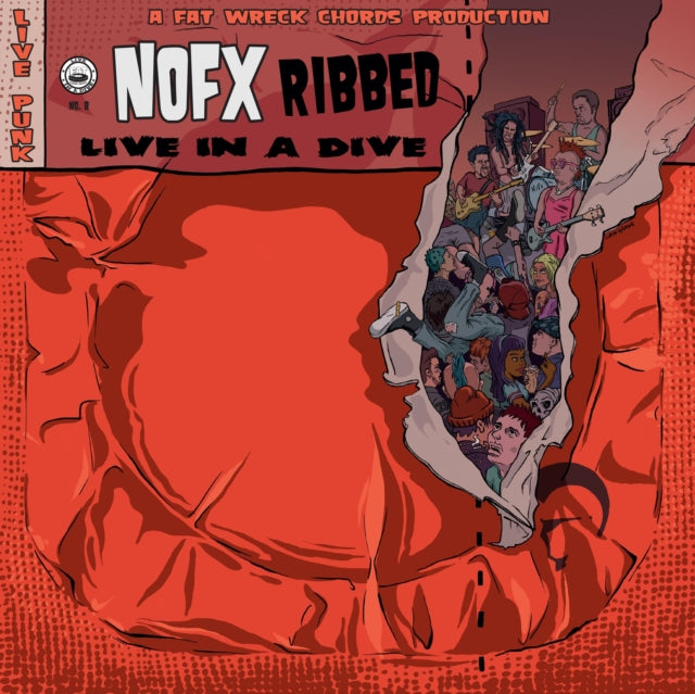 NOFX | RIBBED- LIVE IN A DIVE | VINYL RECORD (LP)