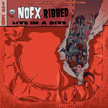 NOFX | RIBBED- LIVE IN A DIVE | VINYL RECORD (LP)