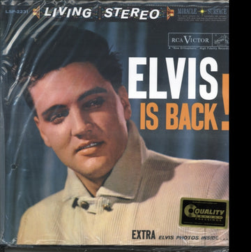 ELVIS IS BACK | VINYL RECORD (LP)