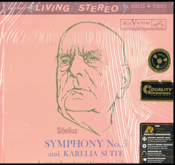 SIBELIUS: SYMPHONY NO. 5 & KARELIA SUITE (200G) | VINYL RECORD (LP)