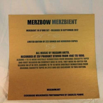 MERBIENT (BOX SET/LIMITED) | VINYL RECORD (LP)
